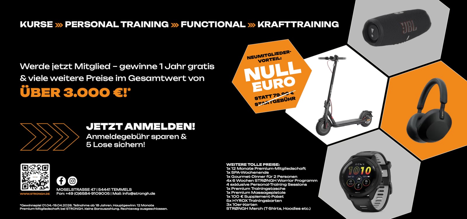 STRØNGH Oster-MaxiCard „Zeig uns deine Eier“, Vorder- und Rückseite